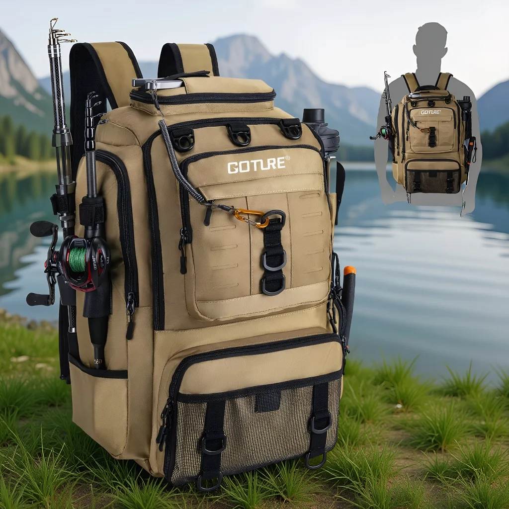 حقيبة ظهر متعددة الاستخدامات و - مراجعة Fishing Equipment Bag وسعره