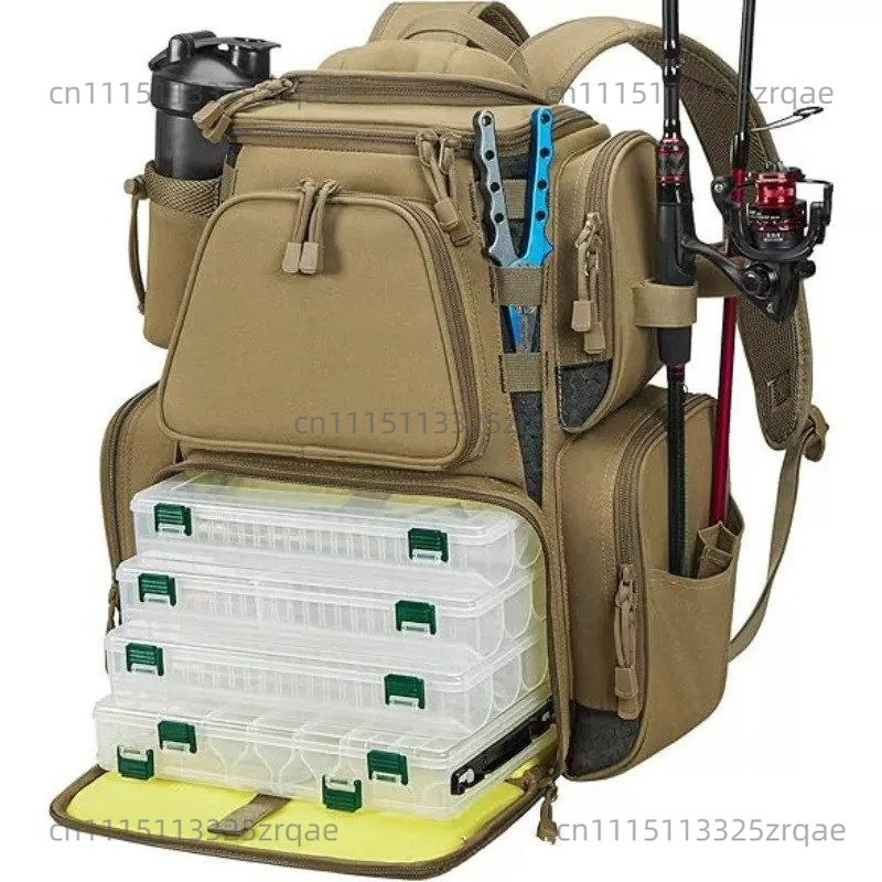 حقيبة ظهر لمعدات الصيد مع مساح - مراجعة Fishing Equipment Bag وسعره