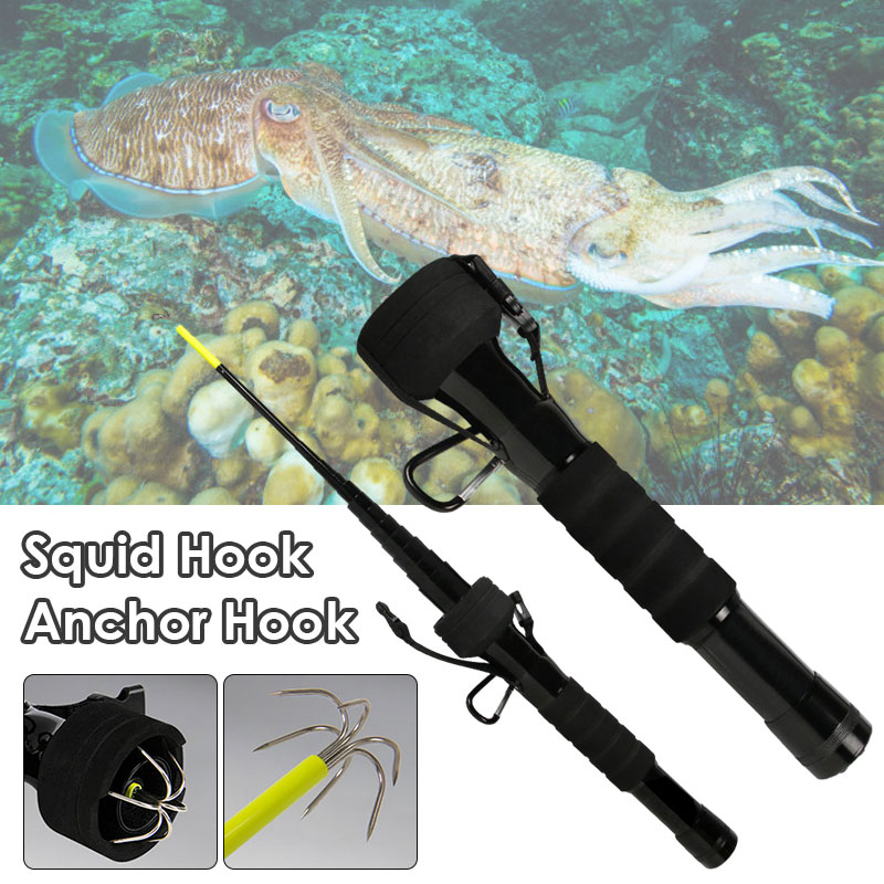 4/3 متر تلسكوبي الحبار Gaff مر - مراجعة Fishing Equipment Carp وسعره